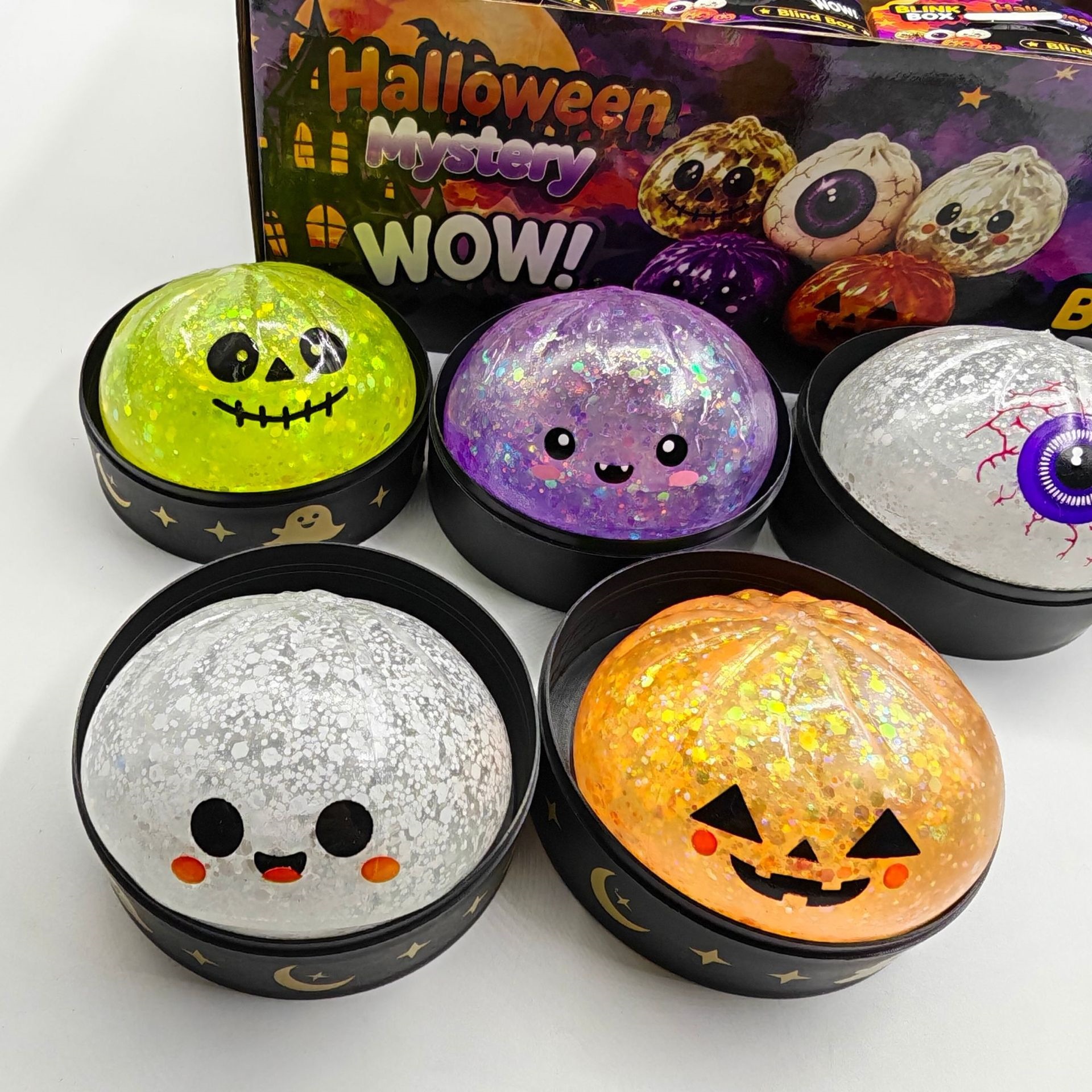 Halloween Ghost Squeeze Fidget Toy - TPR - product details