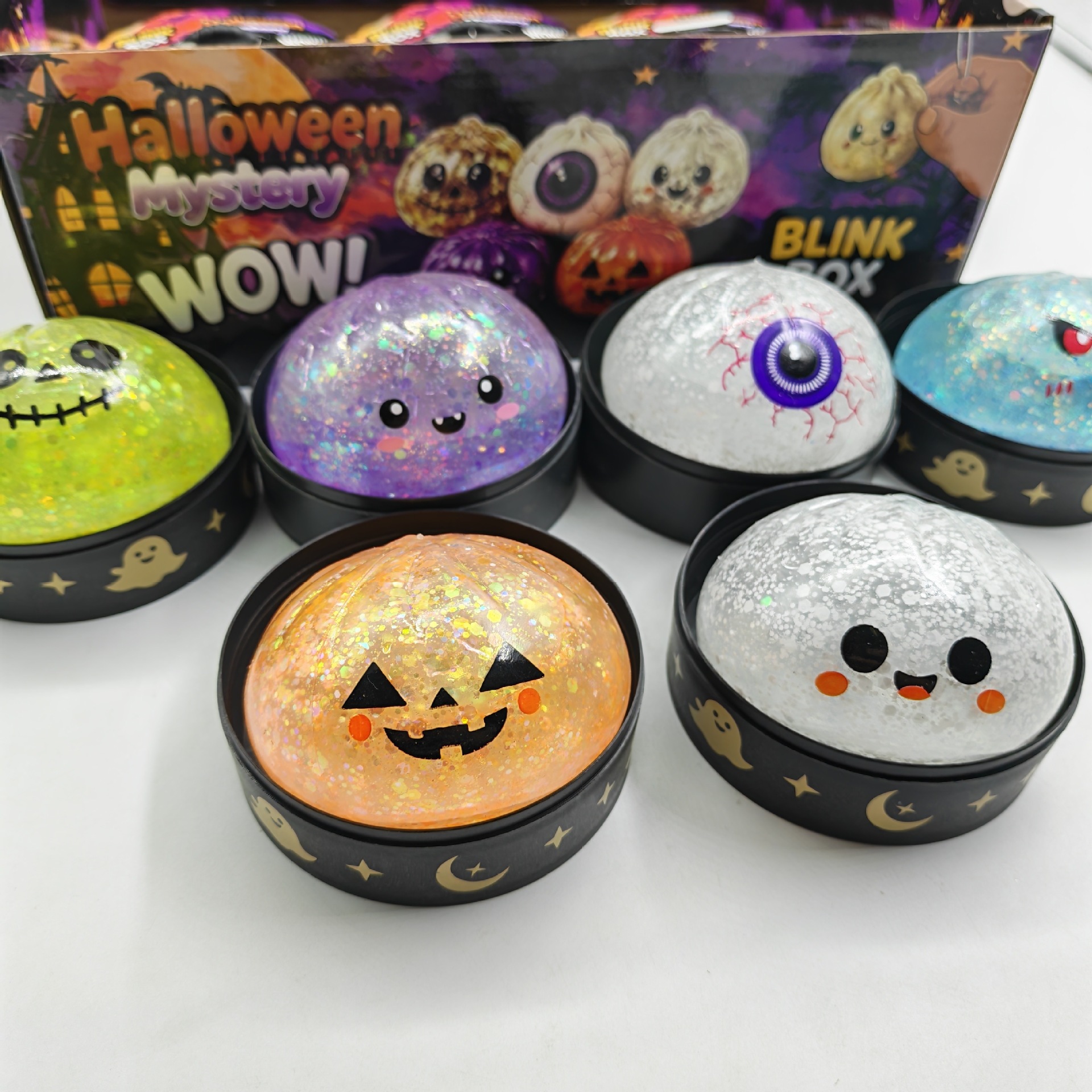 Halloween Ghost Squeeze Fidget Toy - TPR - product details