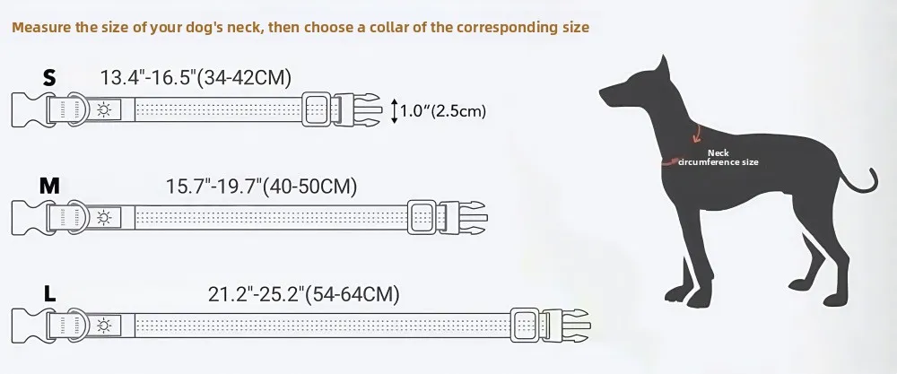 LED dog collar