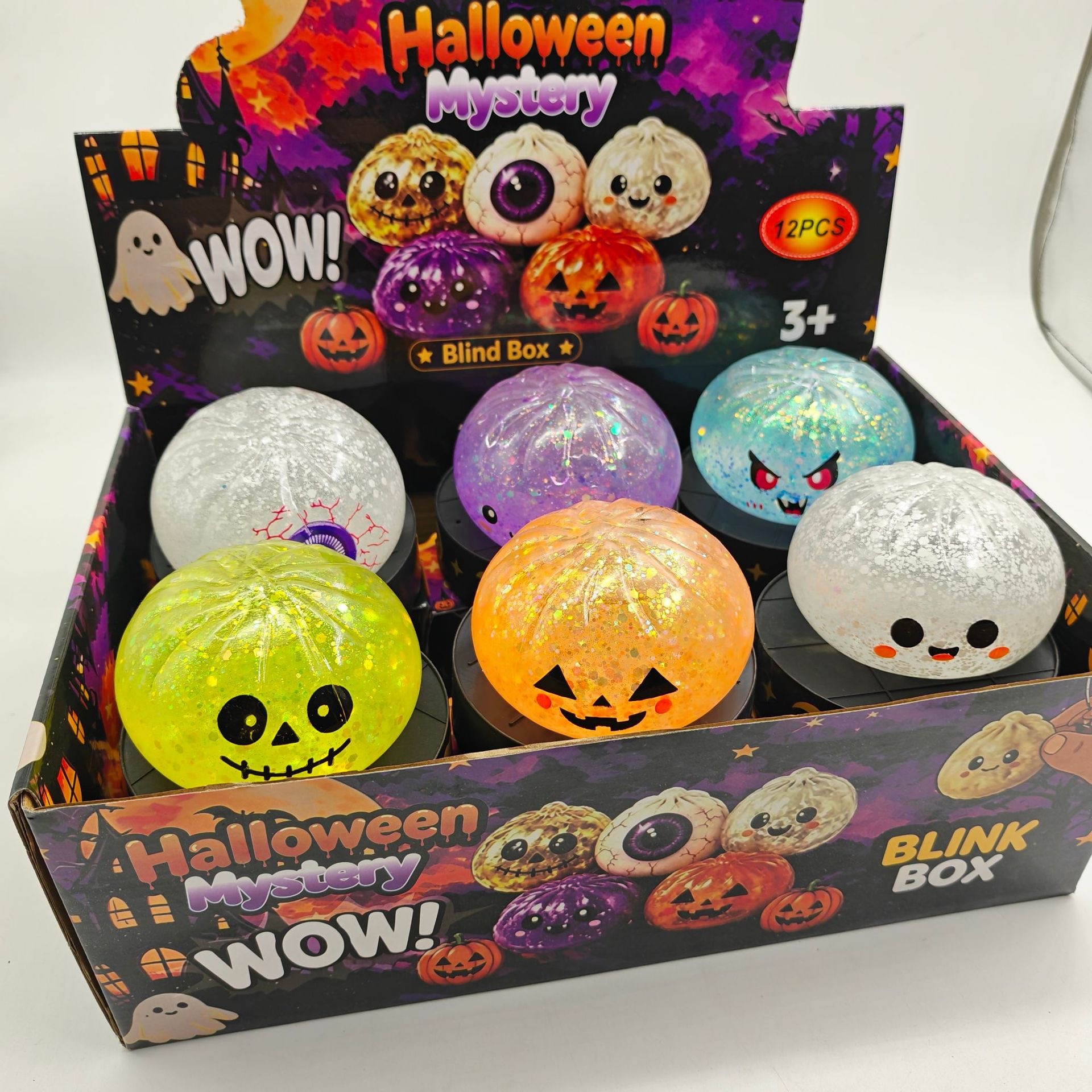 Halloween Ghost Squeeze Fidget Toy - TPR - product details