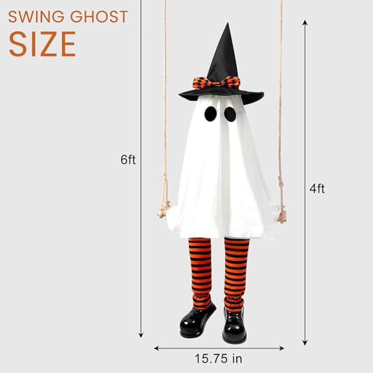 Halloween Wizard Ghost LED Lights - Fabric - product details