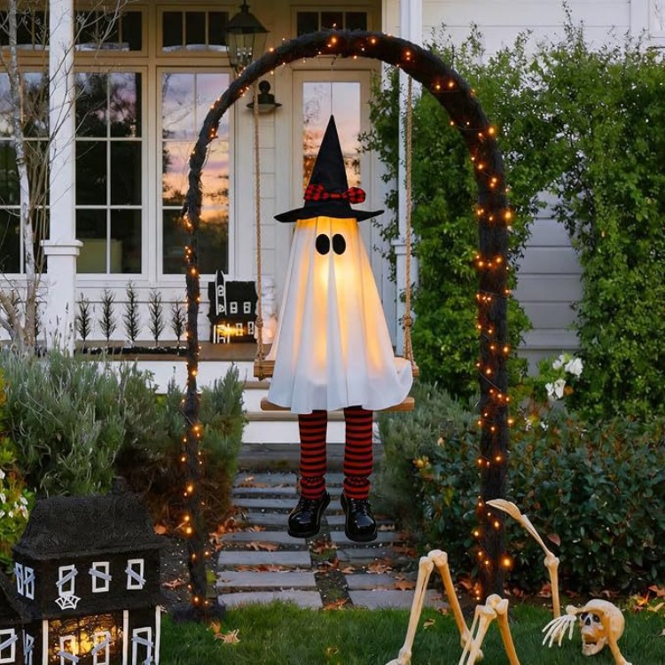 Halloween Wizard Ghost LED Lights - Fabric - product details
