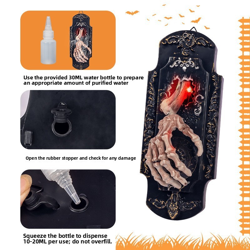Halloween Eyeball Doorbell Decoration - PVC - product details