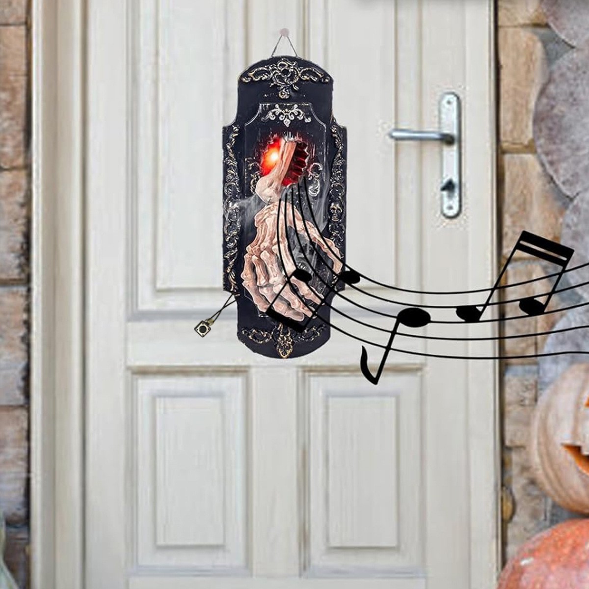 Halloween Eyeball Doorbell Decoration - PVC - product details