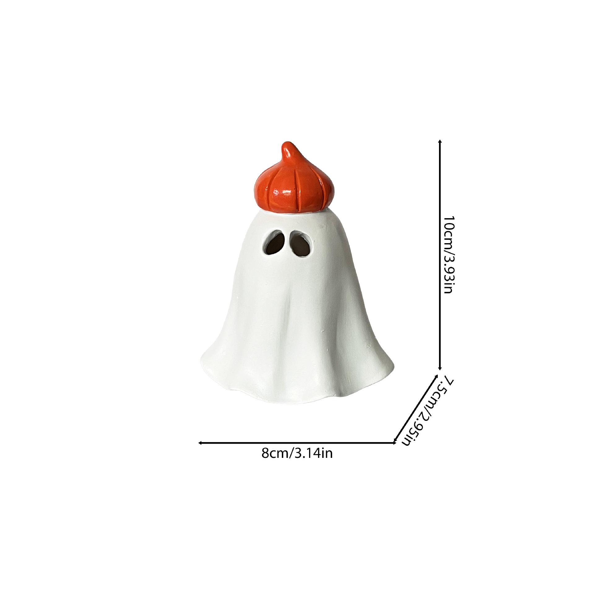 Halloween Ghost Ornament - Resin - product details