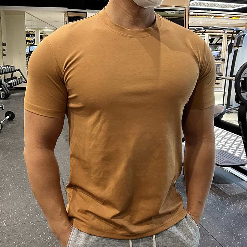 Playera de Algodón Ajuste Muscular para Hombre - imagen 5