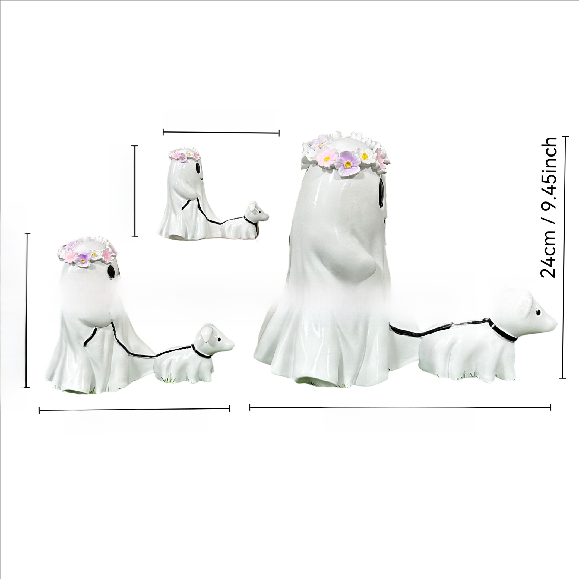 Halloween Ghost Lamb Decor - Resin - product details