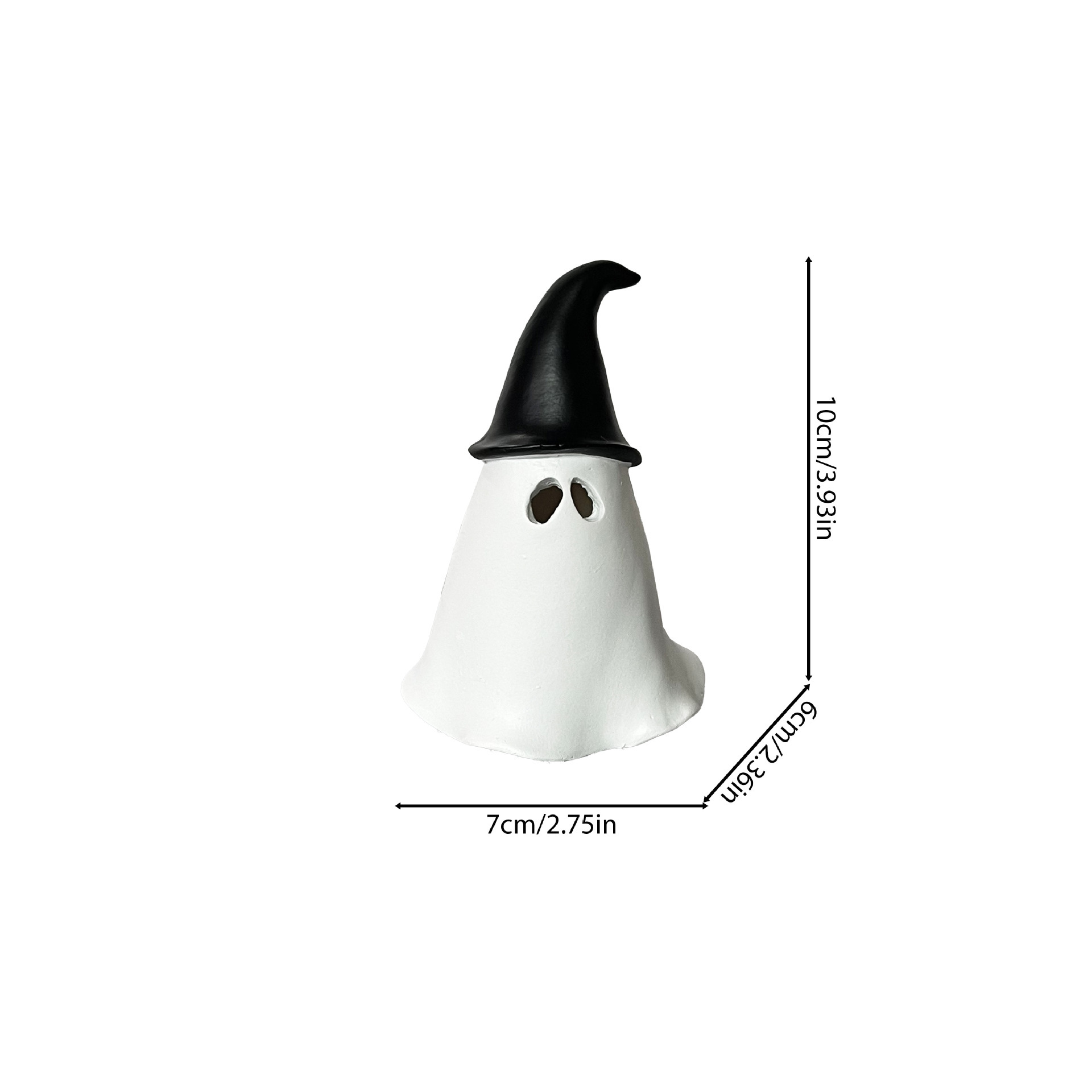 Halloween Ghost Ornament - Resin - product details