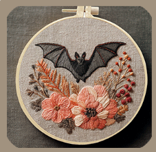 Halloween Embroidery Craft Kit - product details