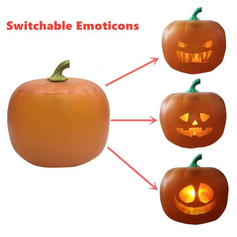 Sunreal Talking Pumpkin Lantern Halloween Projector - Plastic - product details