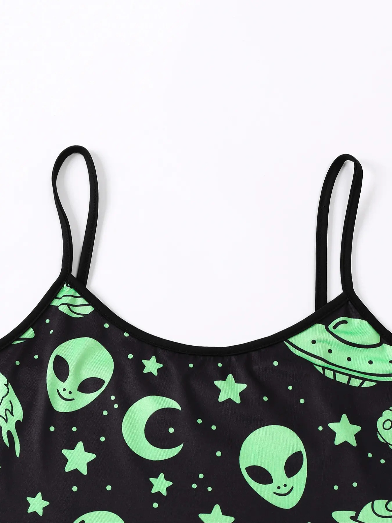 Halloween Pumpkin Print Sleeveless Pajama Set - product details