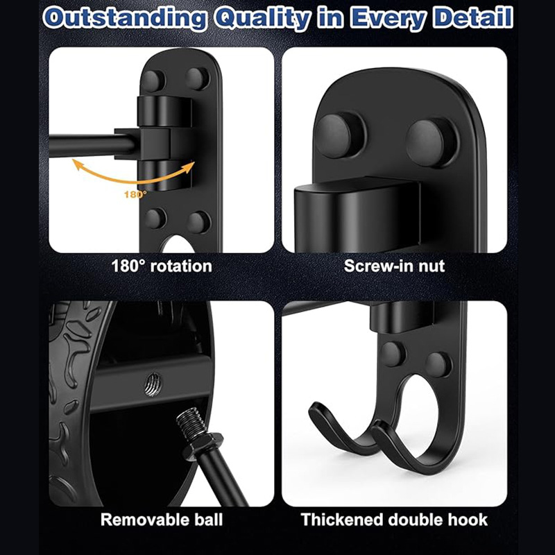 Halloween Metal Skull Helmet Holder Wall-Mounted Hat Rack - product details