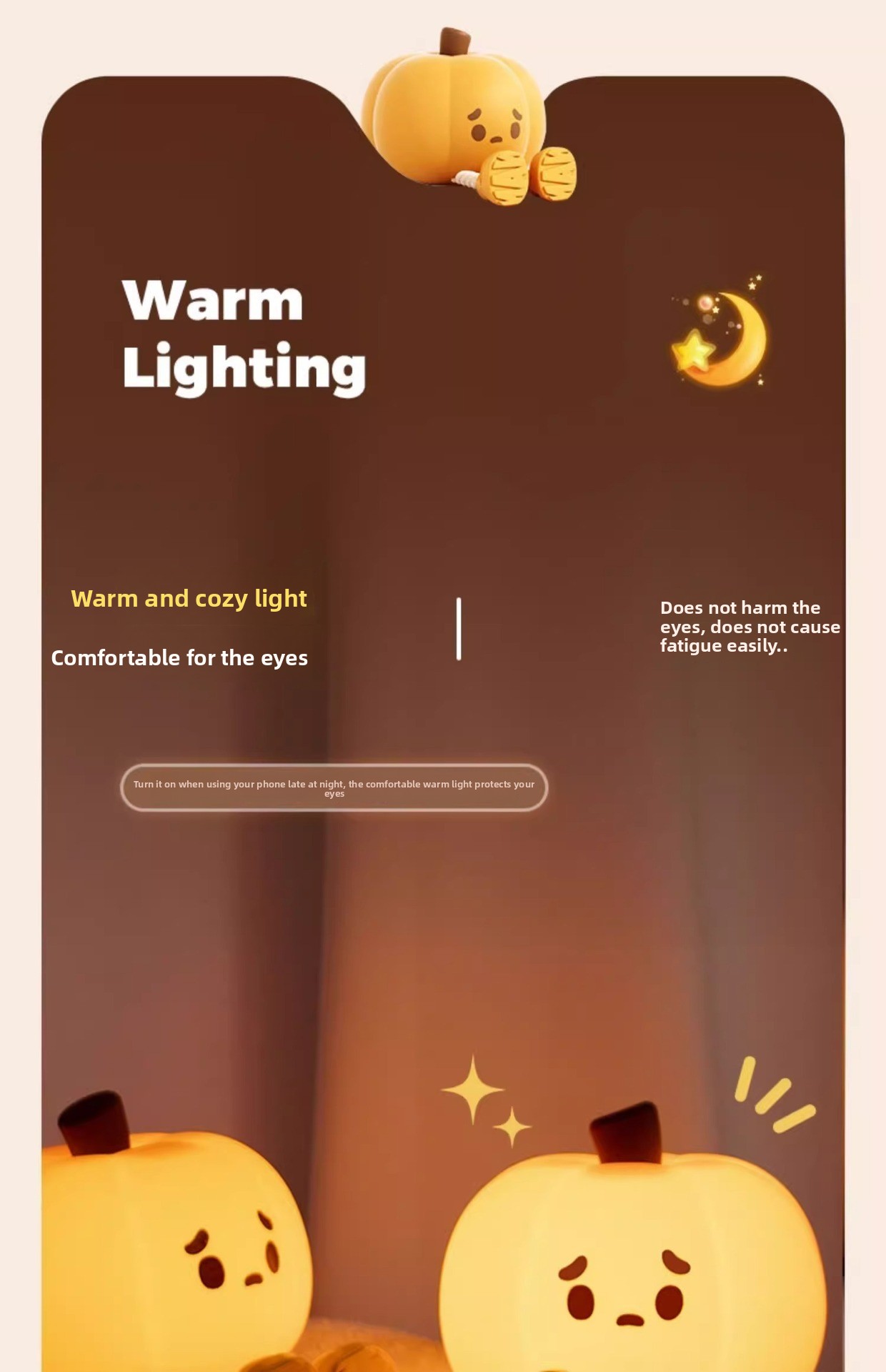 Halloween Pumpkin Night Light - product details