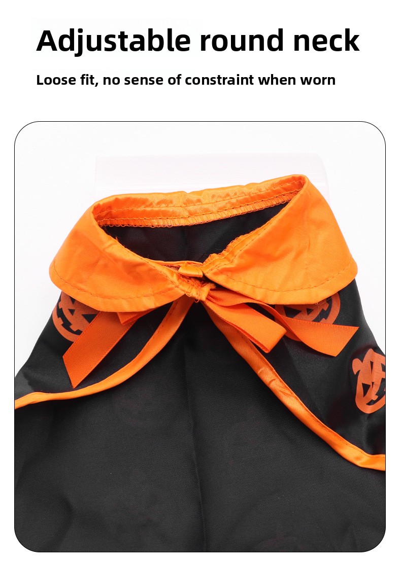 Pet Halloween Costume Cape Hat - product details