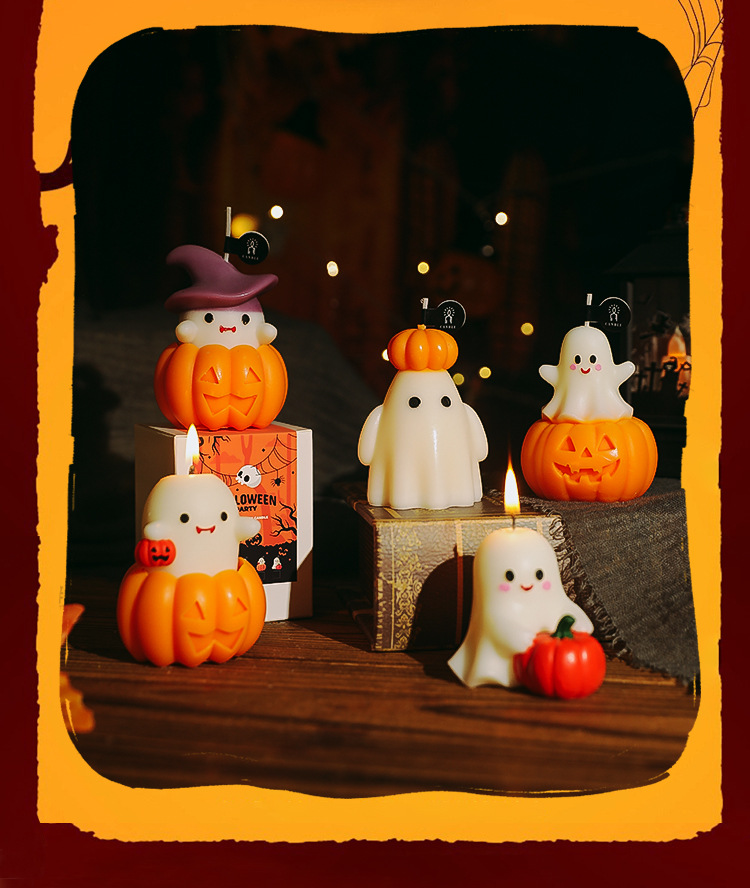 Halloween Pumpkin Scented Candles - product details
