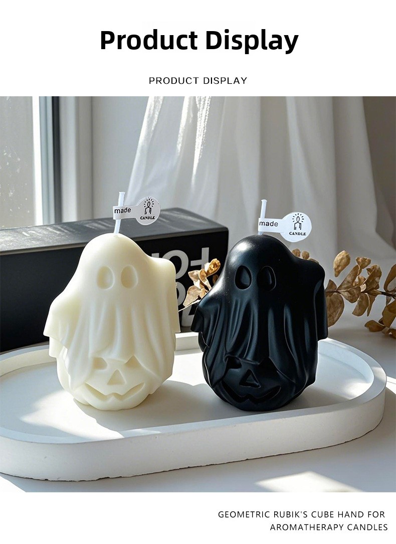 Halloween Ghost Aromatherapy Candle - product details