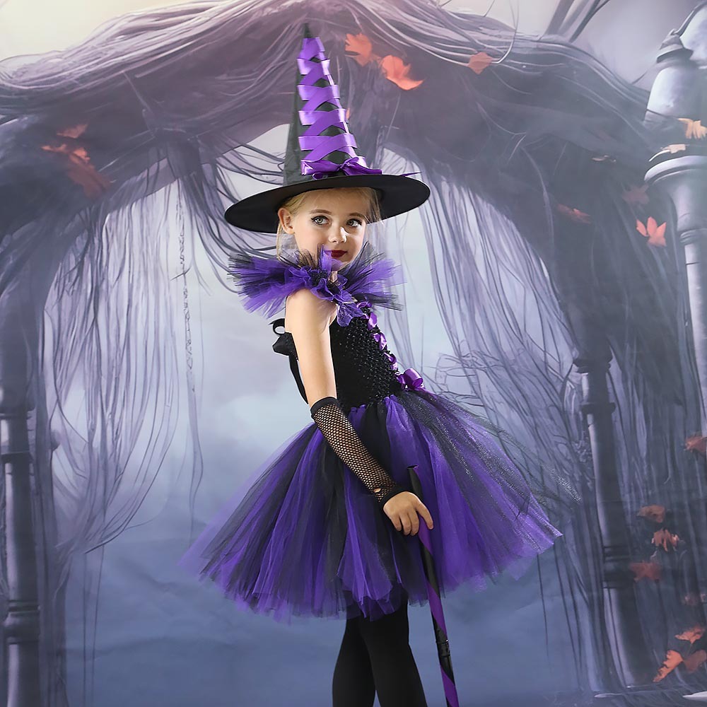 Kids' Halloween Witch Costume Dress - product details