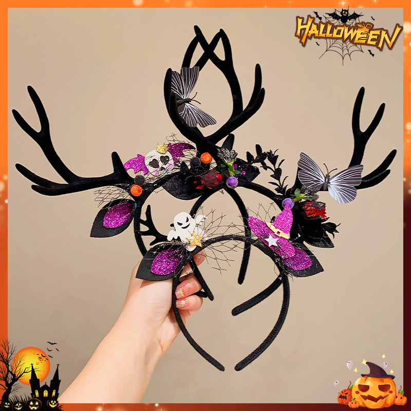 Halloween Pumpkin Headband and Hair Accessories - product details
