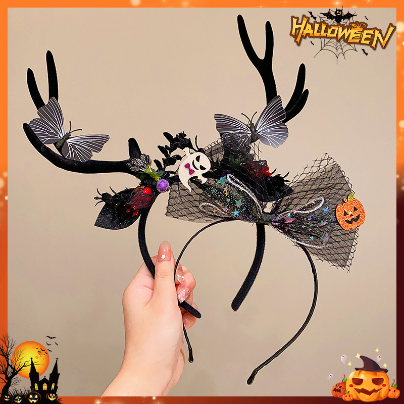 Halloween Pumpkin Headband and Hair Accessories - product details