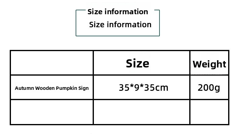 Wooden Pumpkin Halloween Door Sign - product details