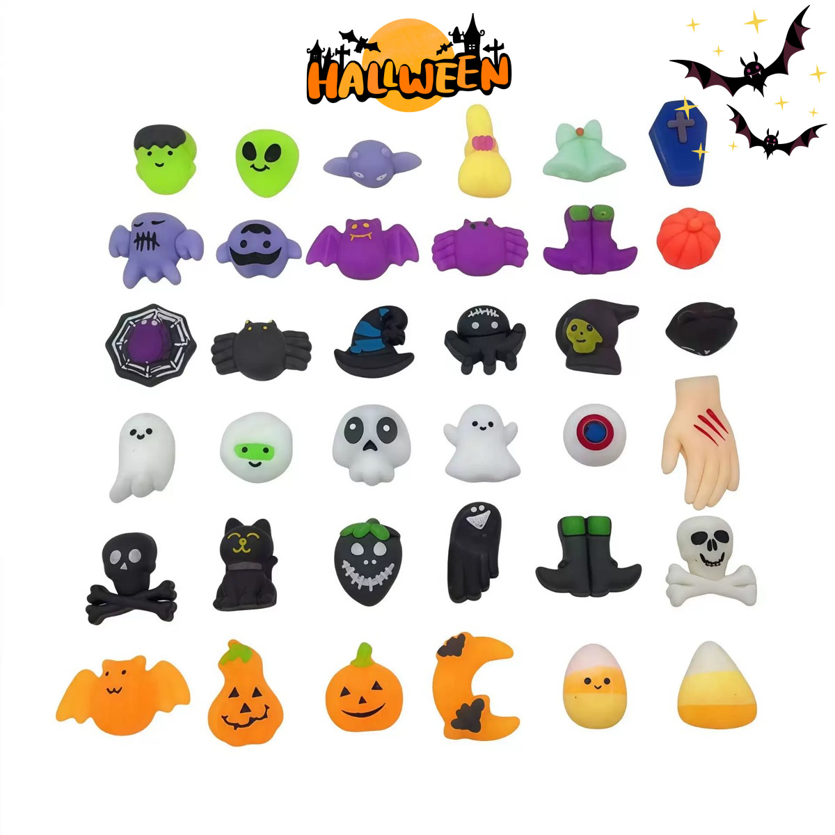 Halloween and Christmas Squishy Fidget Toys - product details