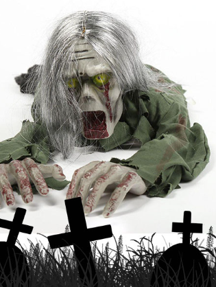Halloween Electric Crawling Ghost Prop - product details
