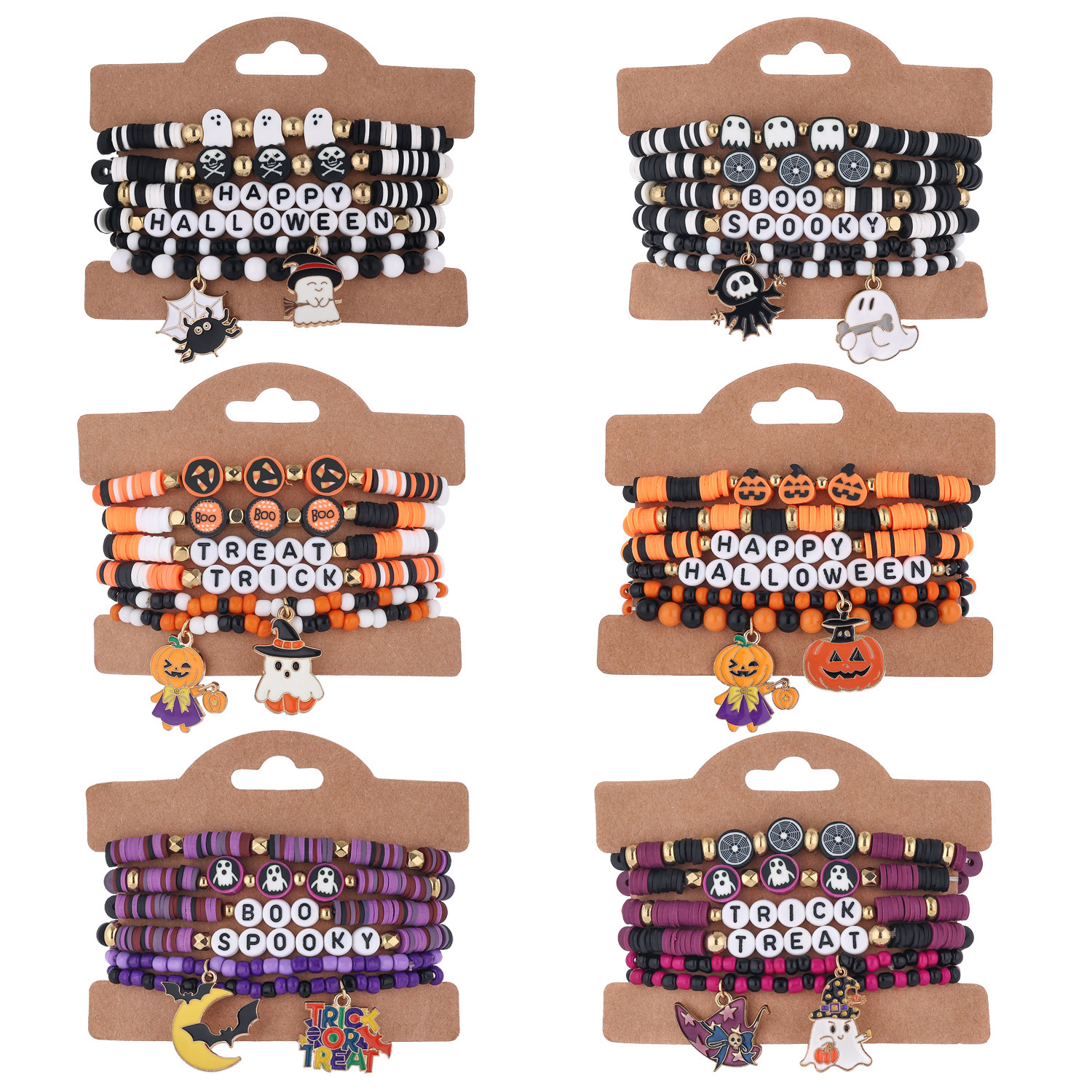 Halloween Alloy Charm Bracelet - product details