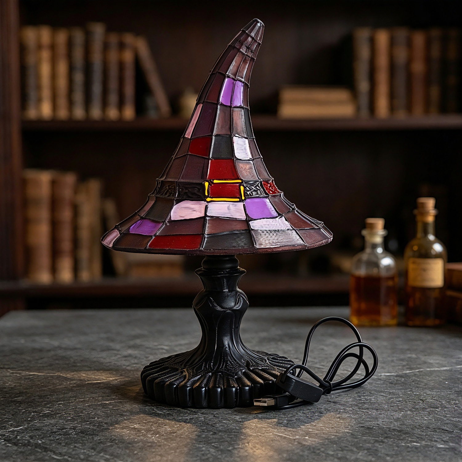 Halloween Witch Table Lamp - product details