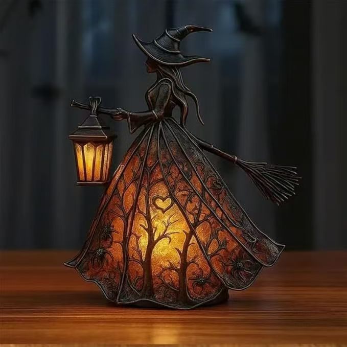 Halloween Witch Table Lamp - product details