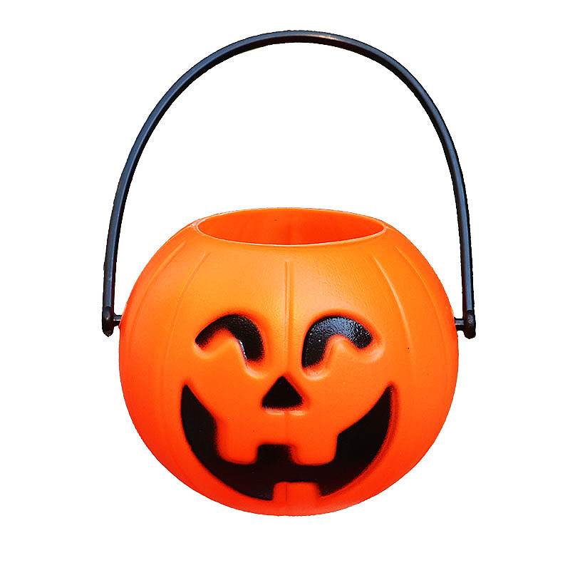 Halloween Pumpkin Candy Bucket - Plastic - product details