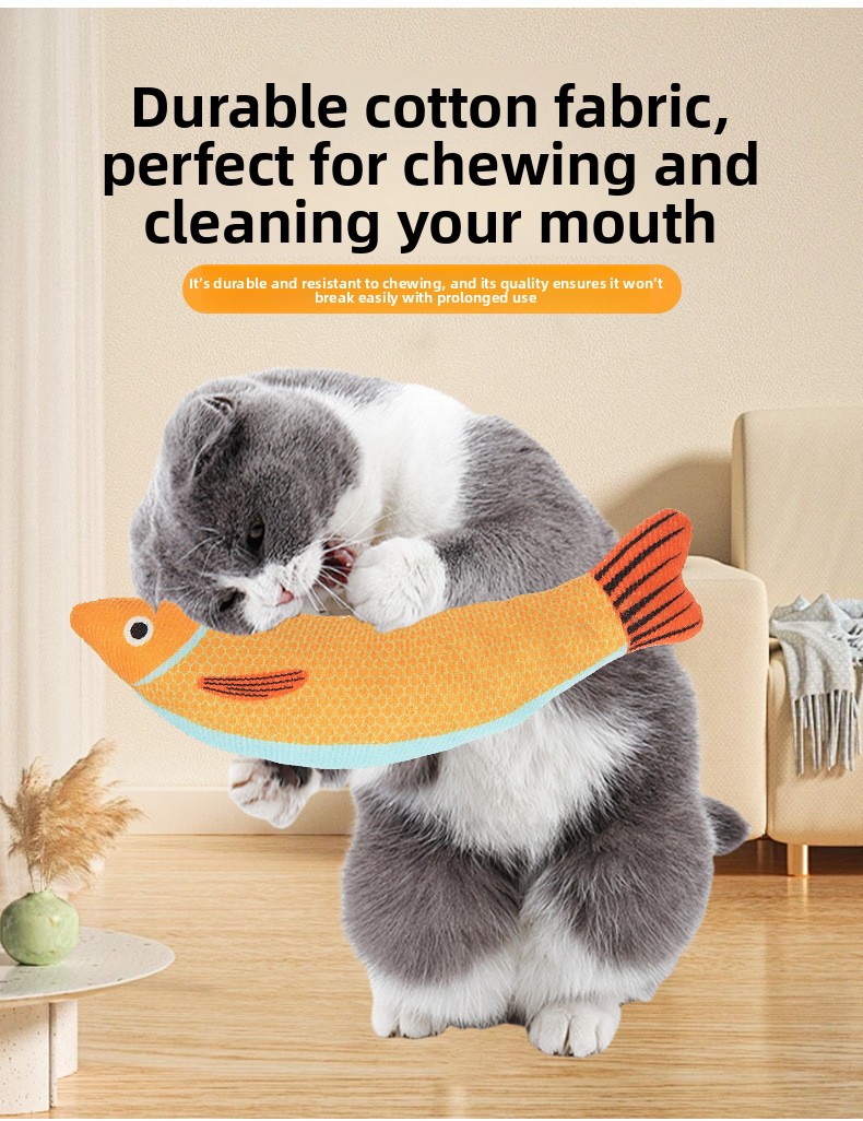 Pez de peluche para gatos sin hierba gatera: imagen adicional