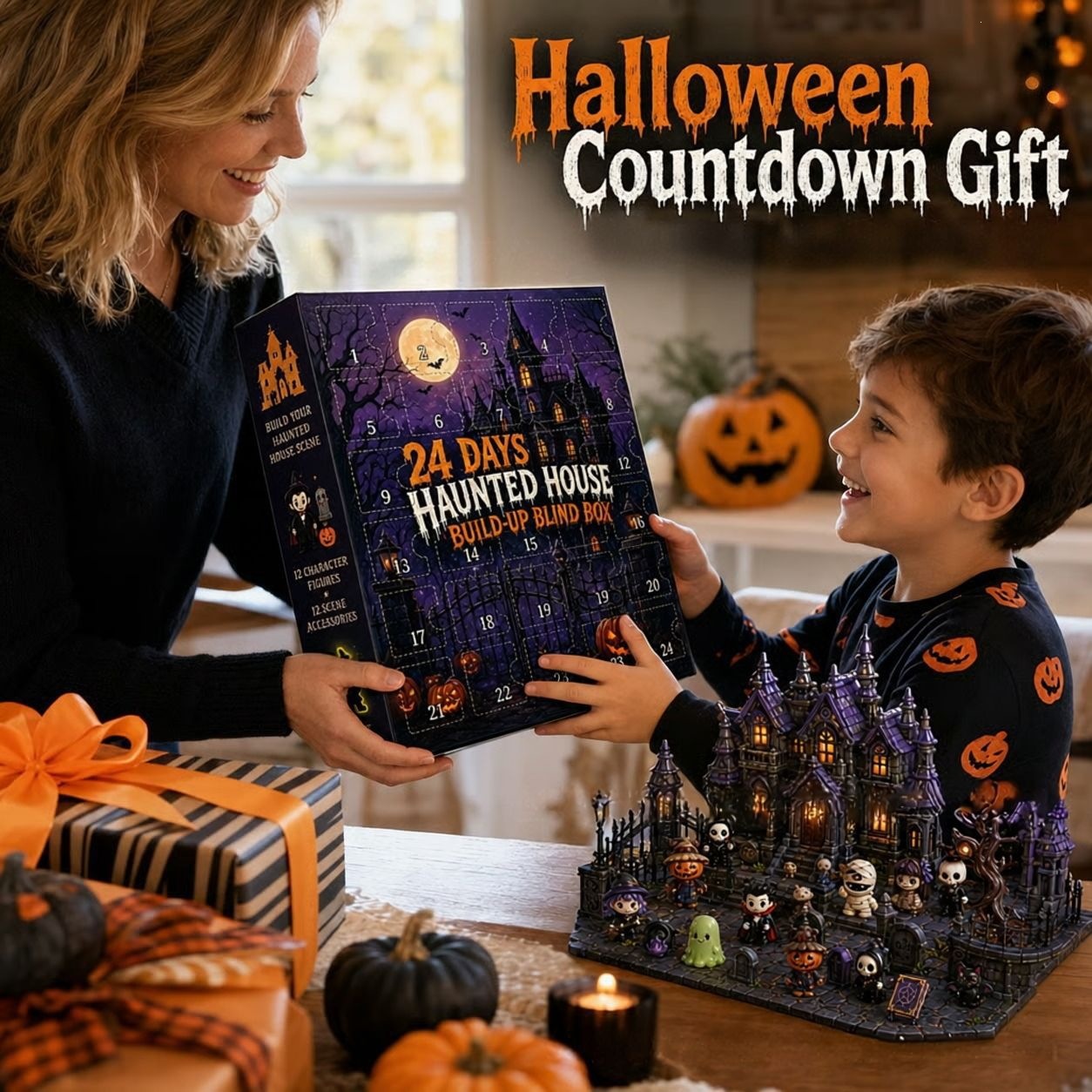 Halloween Acrylic Countdown Calendar - product details