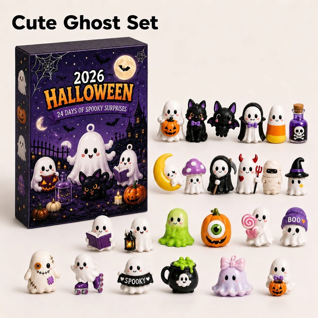 Halloween Acrylic Countdown Calendar - product details