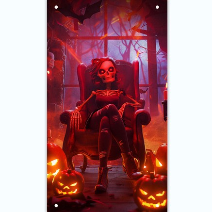 Halloween Photography Backdrop Cloth - Polyester - product details