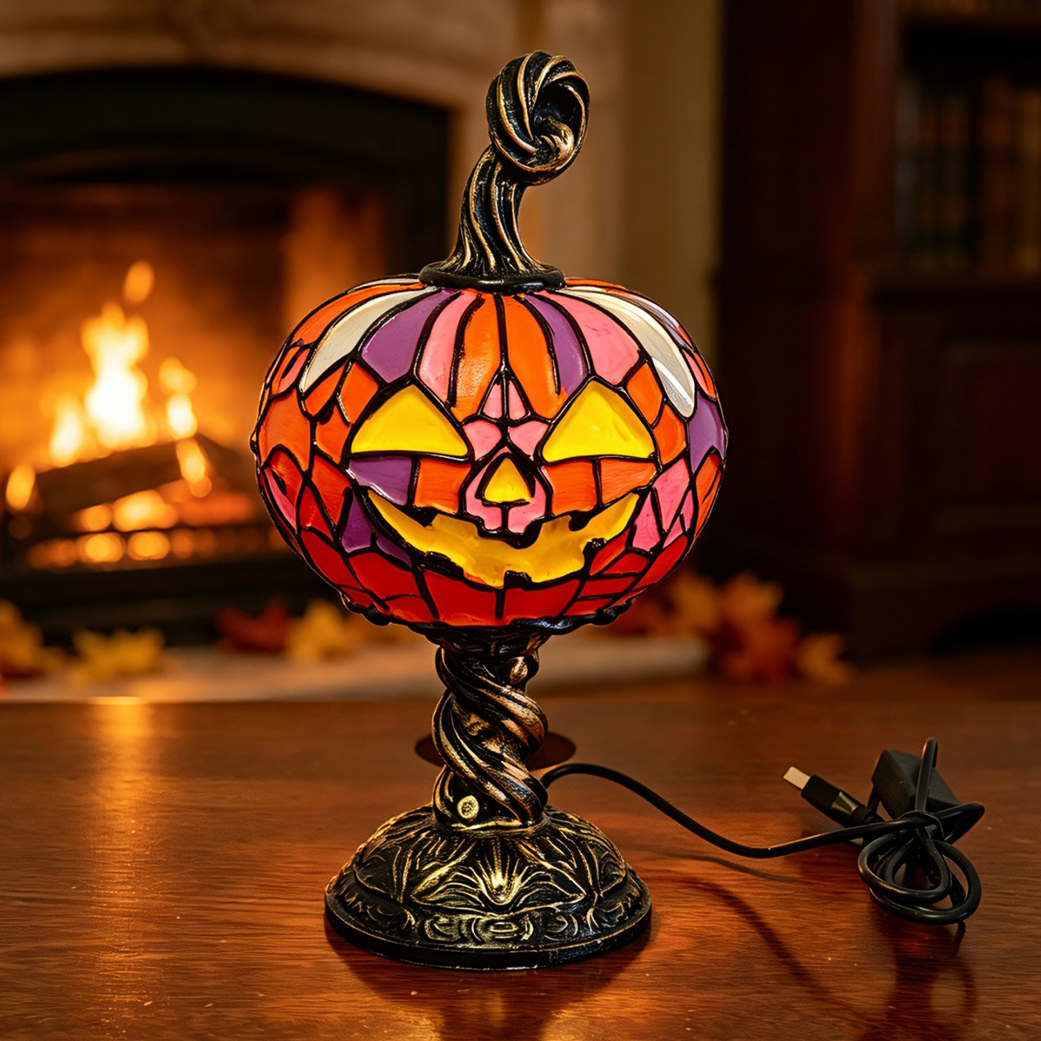 Halloween Witch Table Lamp - product details