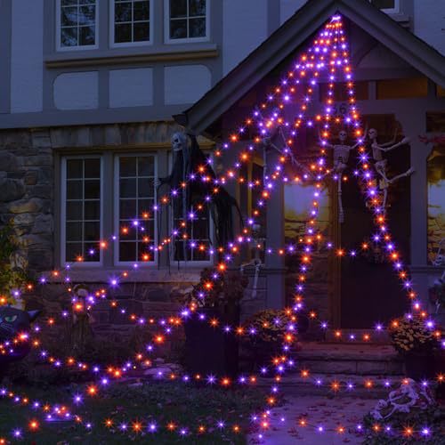 Halloween Spider Web Light Net with Remote Control - product details