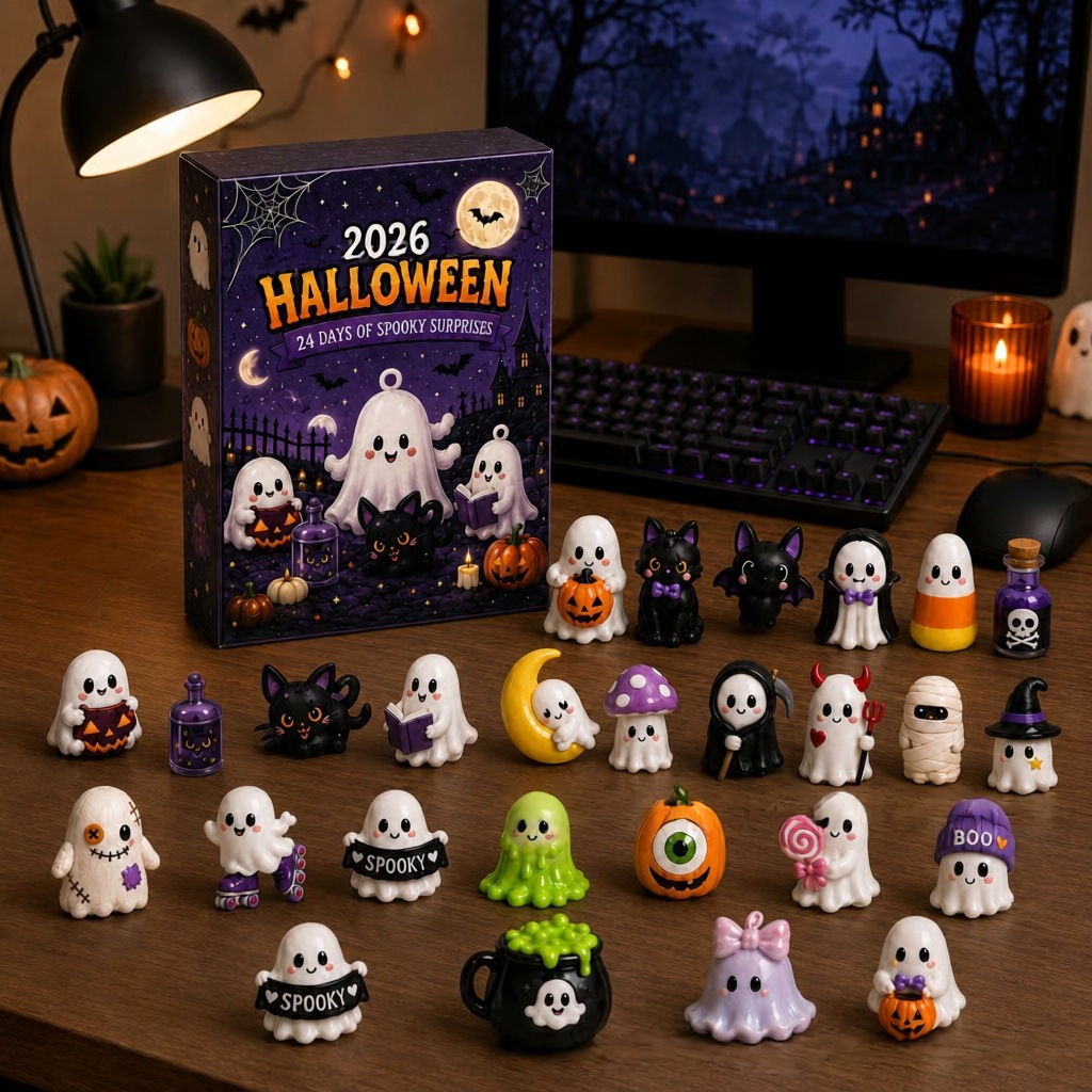 Halloween Acrylic Countdown Calendar - product details