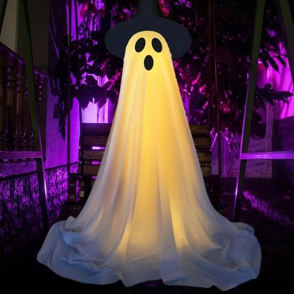 Halloween Light-Up Standing Ghost Yard Decoration - product details