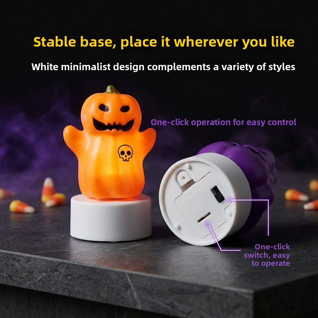 Halloween Pumpkin and Ghost Decorative Lights - product details