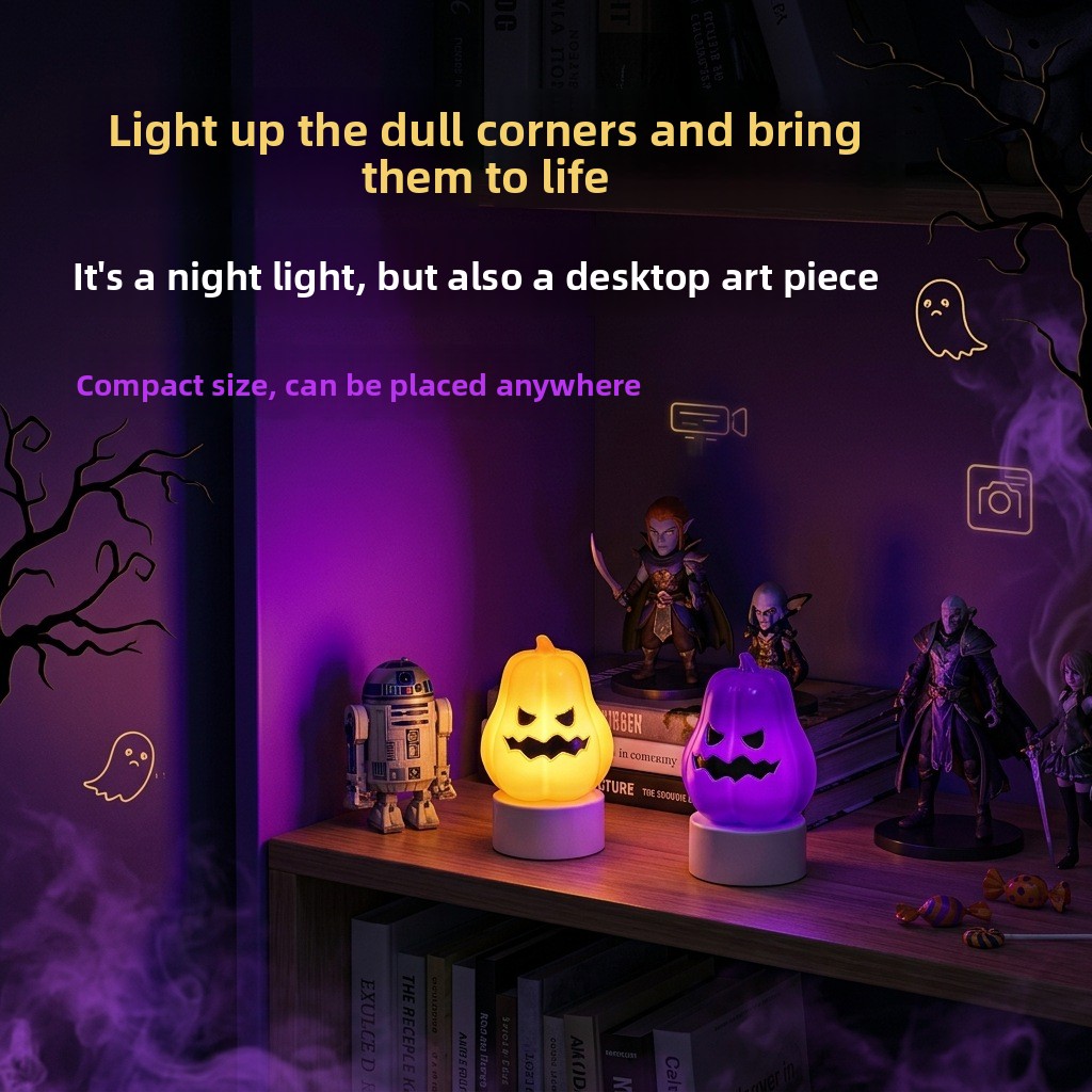 Halloween Pumpkin and Ghost Decorative Lights - product details