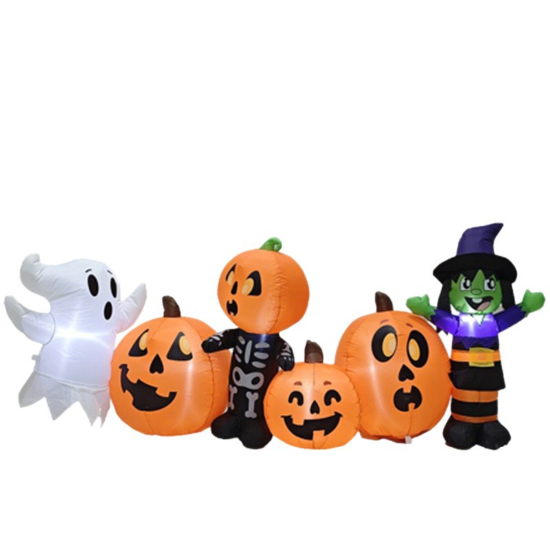 Halloween Inflatable Yard Decorations - Ghost, Pumpkin and Witch Designs - product details
