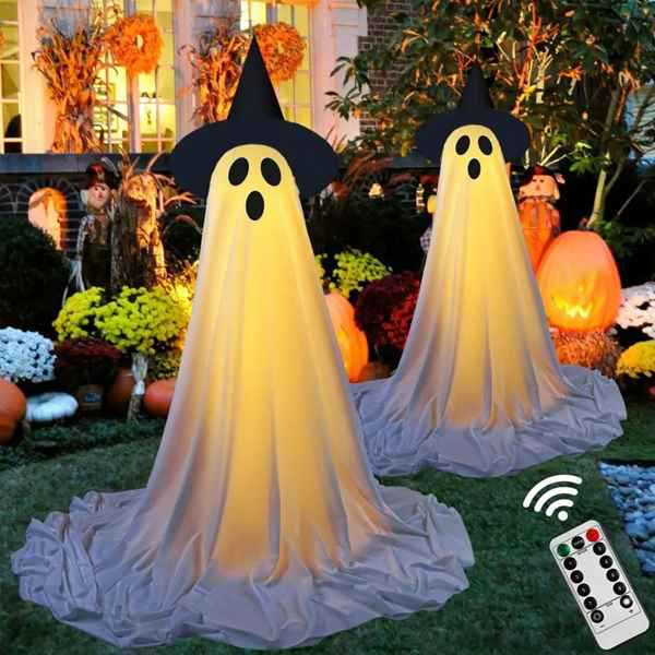 Halloween Light-Up Standing Ghost Yard Decoration - product details