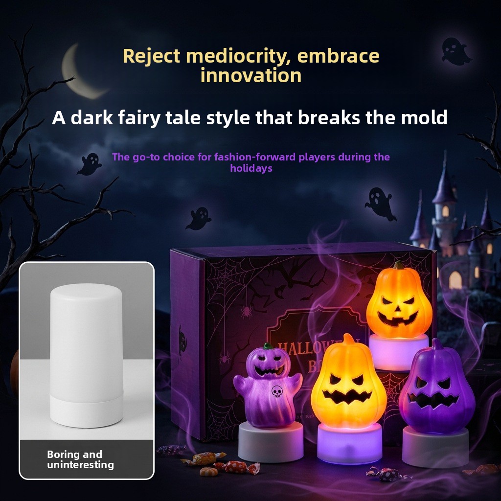 Halloween Pumpkin and Ghost Decorative Lights - product details