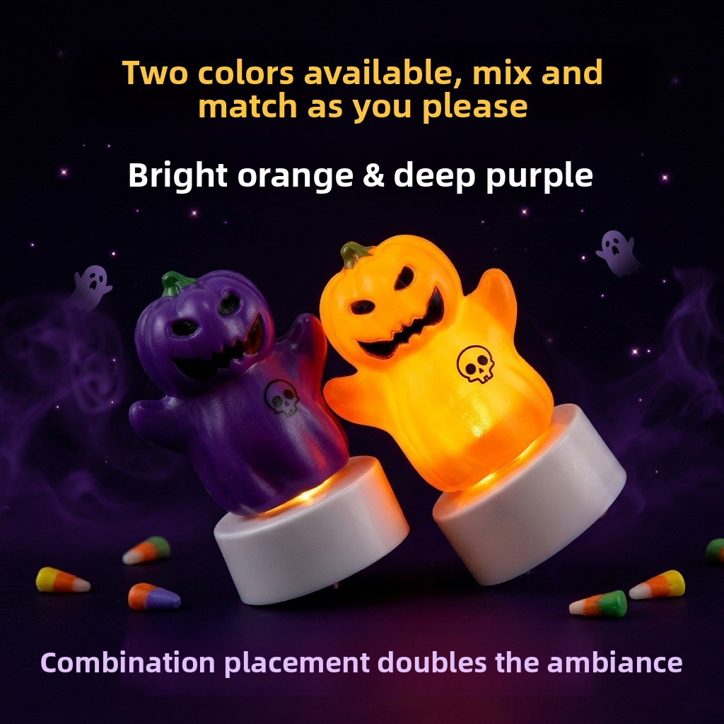 Halloween Pumpkin and Ghost Decorative Lights - product details