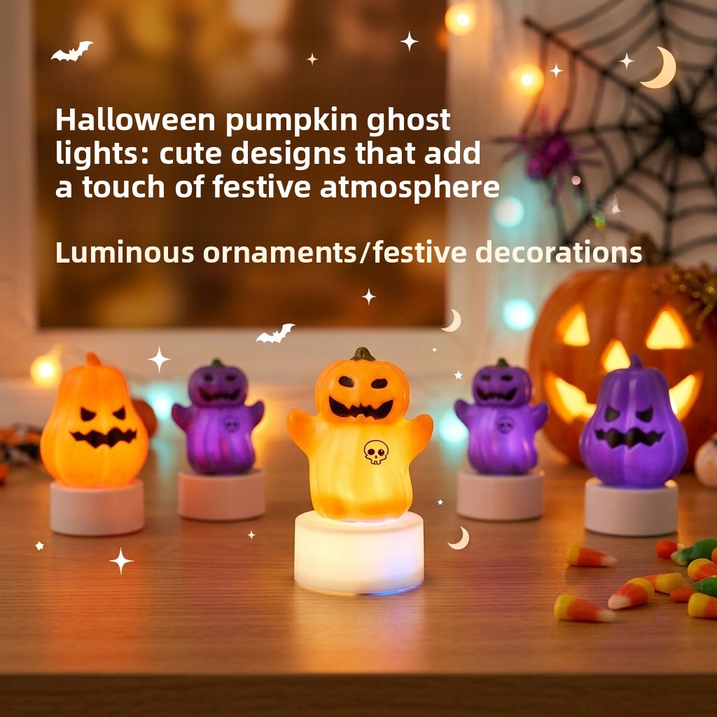 Halloween Pumpkin and Ghost Decorative Lights - product details