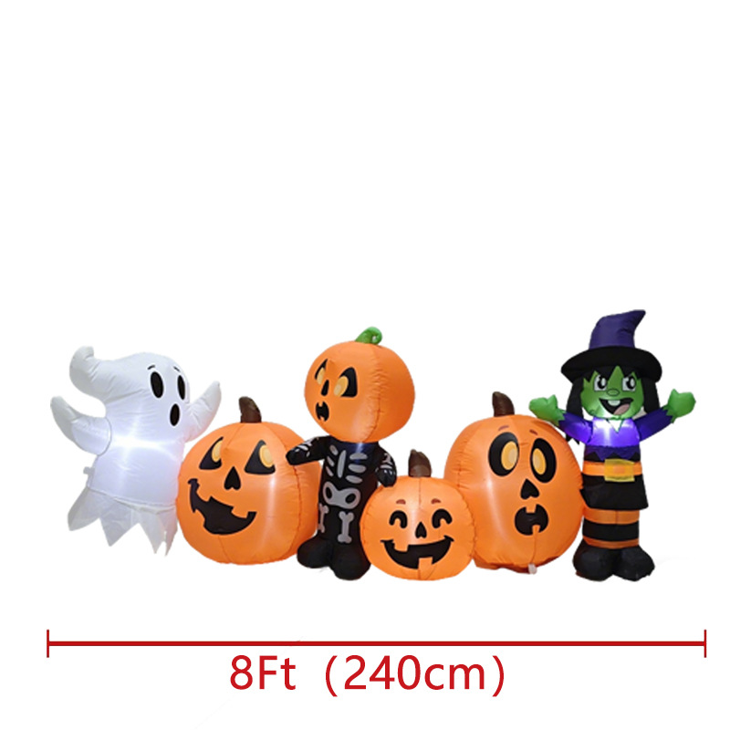 Halloween Inflatable Yard Decorations - Ghost, Pumpkin and Witch Designs - product details