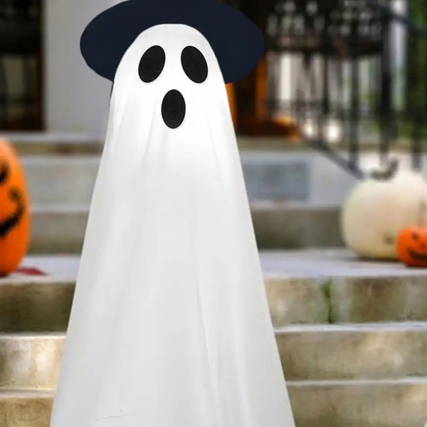 Halloween Light-Up Standing Ghost Yard Decoration - product details