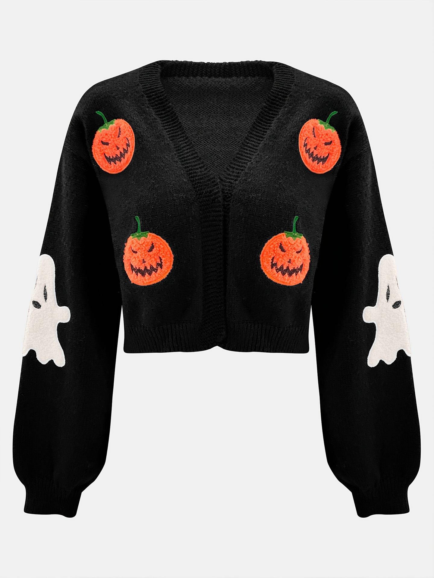Women's Halloween Knit Cardigan - Polyester - product details