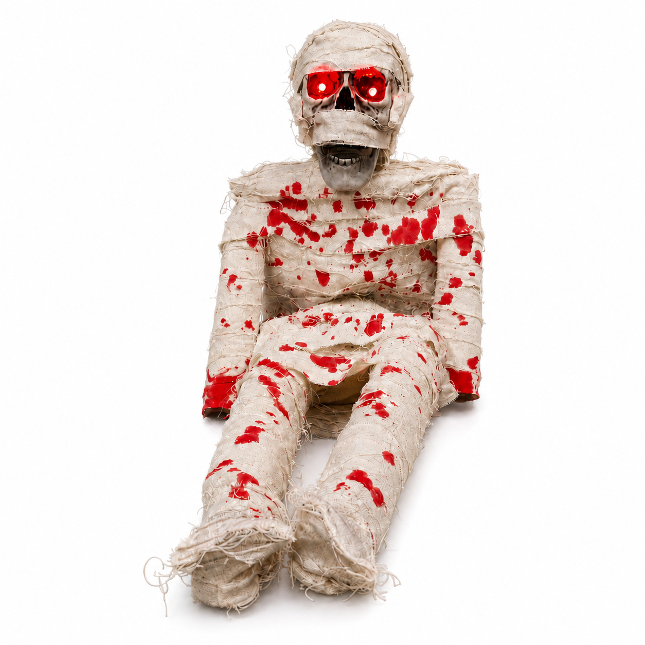 Halloween Sound-Activated Sitting Corpse Prop - product details