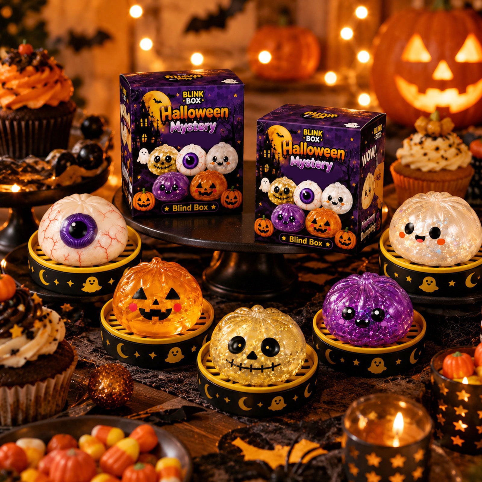 Halloween Squishy Toy Gift Box - TPR - product details